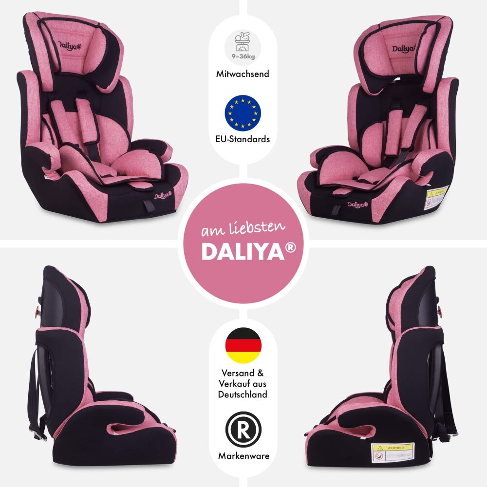 Kindersitzunterlage Ballet Doll, Auto-Schutzunterlage, Sitzschoner  Kindersitz grau/rosa, Kindersitz Zubehör, Kids & Co