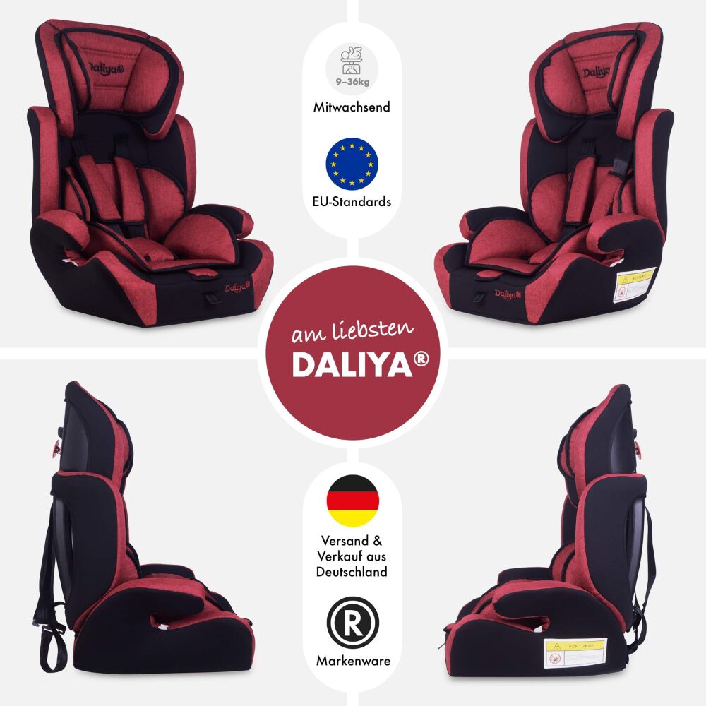 Daliya® CARSITTO Kinderautositz 9-36KG Gruppe I / II /