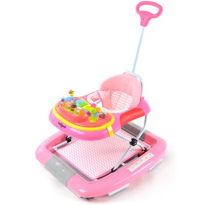 Daliya&reg; BEBISTEP 4in1 Spiel- und Lauflernwagen (Rosa)