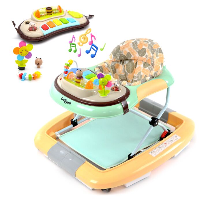 Daliya® BEBISTEP 4in1 Spiel- und Lauflernwagen...