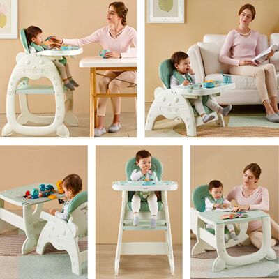 Daliya® MULTIHOK 4in1 Baby- & Kinderhochstuhl (Grün)