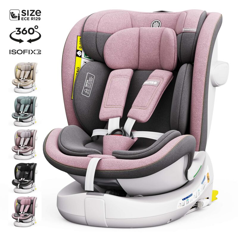 Star Ibaby Onboard Seggiolino Auto Girevole 0-36kg, 360°, Isofix –