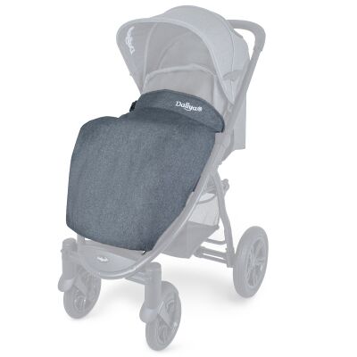 Daliya&reg; Variyo Buggy Fu&szlig;sack | Universal Kinderwagen ( Dunkel-Grau )