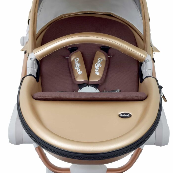 Daliya® TURNIYO 2in1 Kinderwagen 360°drehbar (Gold / Champagne)