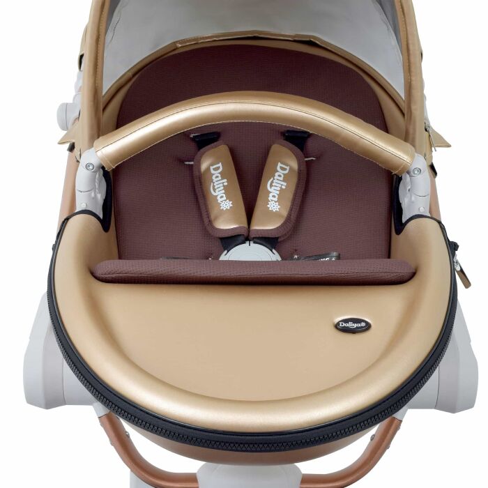 Daliya&reg; TURNIYO 2in1 Kinderwagen 360&deg;drehbar (Gold / Champagne)