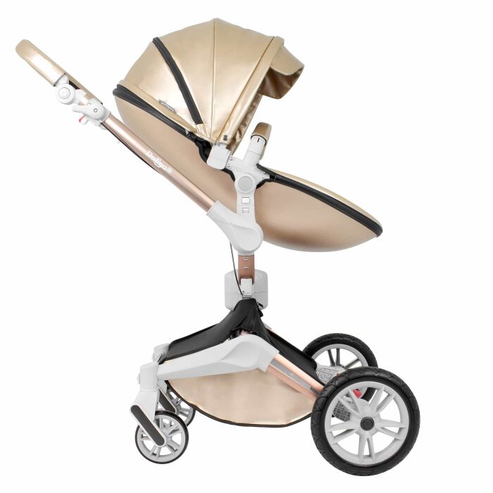 Daliya® TURNIYO 2in1 Kinderwagen 360°drehbar (Gold / Champagne)