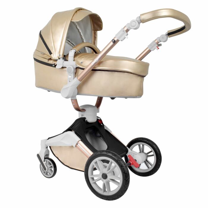 Daliya® TURNIYO 2in1 Kinderwagen 360°drehbar (Gold / Champagne)