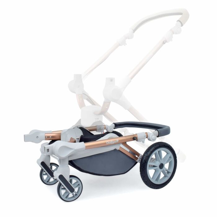 Daliya® TURNIYO 2in1 Kinderwagen 360°drehbar (Dunkelgrau)