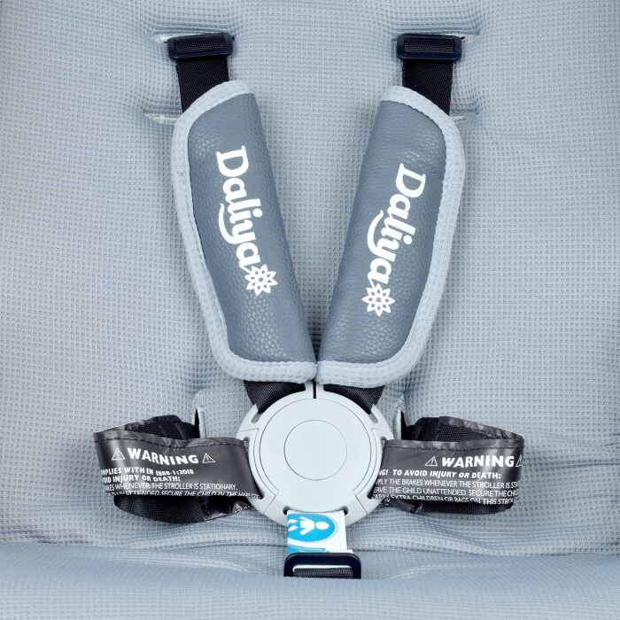 Daliya® TURNIYO 2in1 Kinderwagen 360°drehbar (Dunkelgrau)
