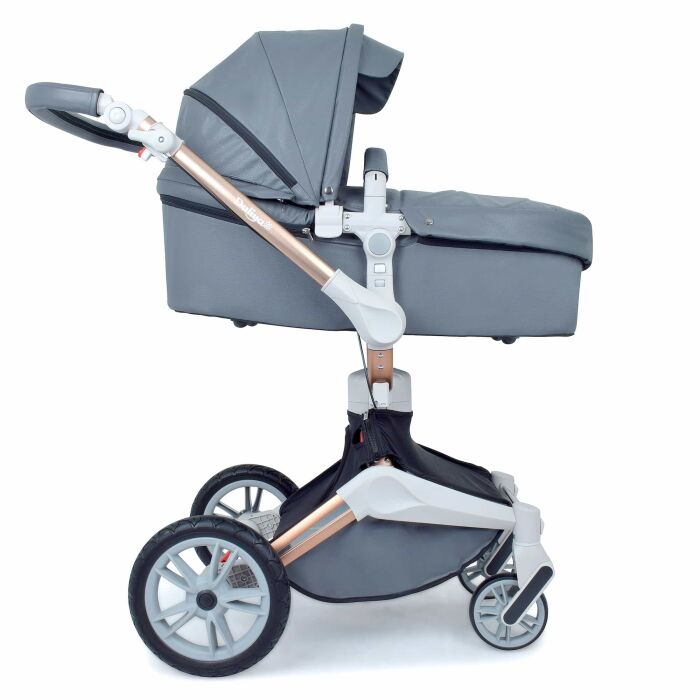 Daliya® TURNIYO 2in1 Kinderwagen 360°drehbar (Dunkelgrau)