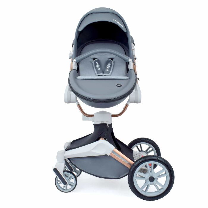 Daliya&reg; TURNIYO 2in1 Kinderwagen 360&deg;drehbar (Dunkelgrau)