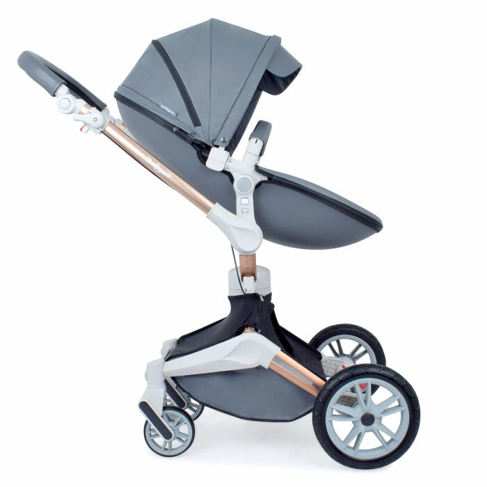 Daliya® TURNIYO 2in1 Kinderwagen 360°drehbar (Dunkelgrau)