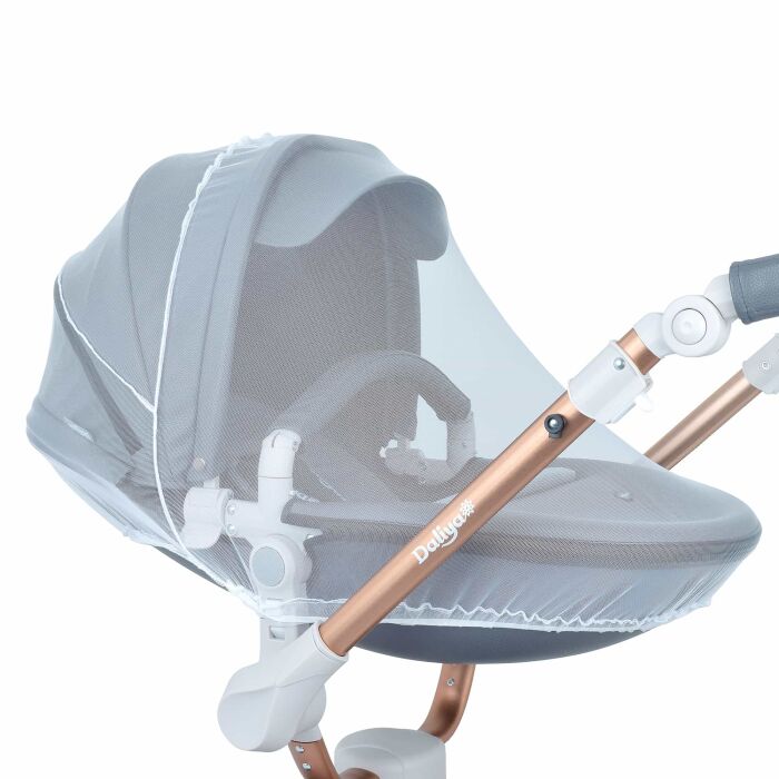 Daliya® TURNIYO 2in1 Kinderwagen 360°drehbar (Dunkelgrau)