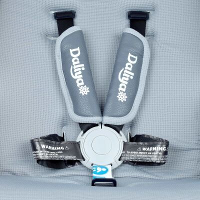 Daliya® TURNIYO 2in1 Kinderwagen 360°drehbar (Dunkelgrau)