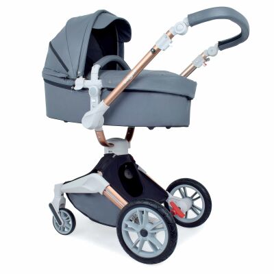 Daliya® TURNIYO 2in1 Kinderwagen 360°drehbar (Dunkelgrau)