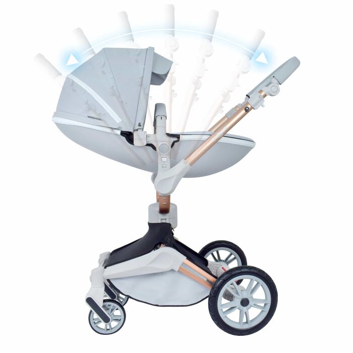 Daliya&reg; TURNIYO 2in1 Kinderwagen 360&deg;drehbar (Grau)