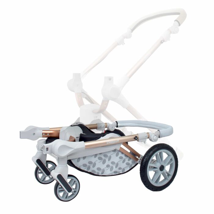 Daliya&reg; TURNIYO 2in1 Kinderwagen 360&deg;drehbar (Grau mit Muster)