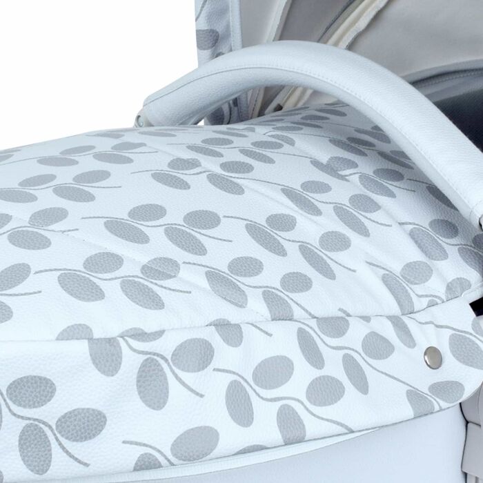 Daliya® TURNIYO 2in1 Kinderwagen 360°drehbar (Grau mit Muster)