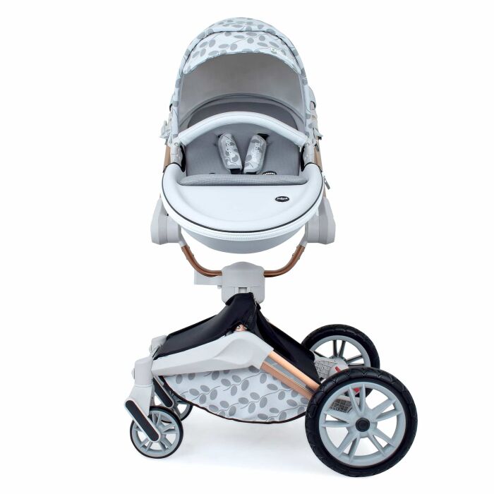 Daliya&reg; TURNIYO 2in1 Kinderwagen 360&deg;drehbar (Grau mit Muster)