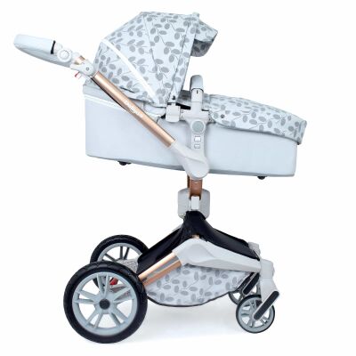 Daliya® TURNIYO 2in1 Kinderwagen 360°drehbar (Grau mit Muster)