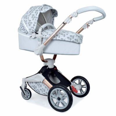 Daliya® TURNIYO 2in1 Kinderwagen 360°drehbar (Grau mit Muster)