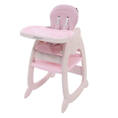Daliya® MULTIHOK 4in1 Baby- & Kinderhochstuhl (Pink)