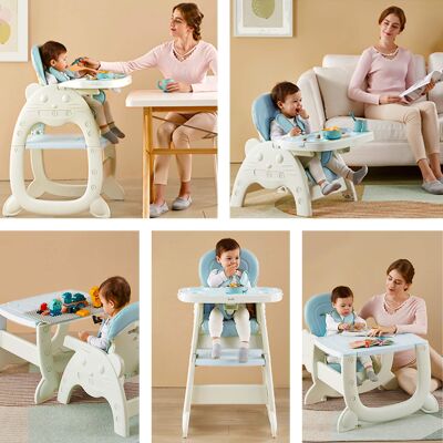 Daliya® MULTIHOK 4in1 Baby- & Kinderhochstuhl (Blau)