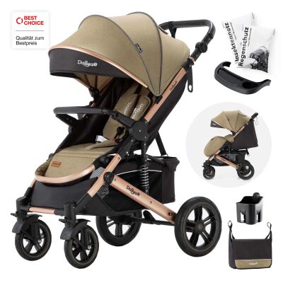 Daliya&reg; RAPIDY Buggy Kinderwagen (Khaki-Gold)