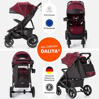 Daliya&reg; RAPIDY Buggy Kinderwagen (Rot-Schwarz)