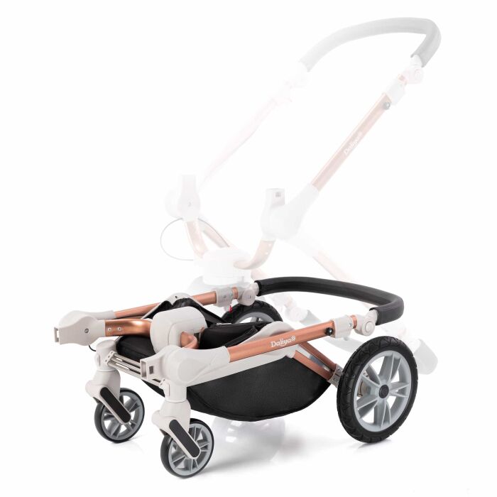 Daliya&reg; TURNIYO 2in1 Kinderwagen 360&deg;drehbar (Schwarz)