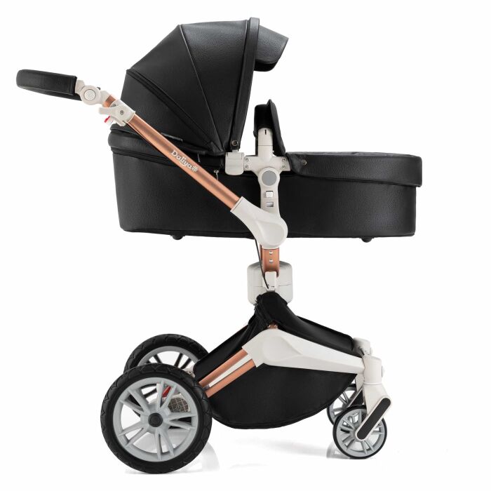 Daliya&reg; TURNIYO 2in1 Kinderwagen 360&deg;drehbar (Schwarz)