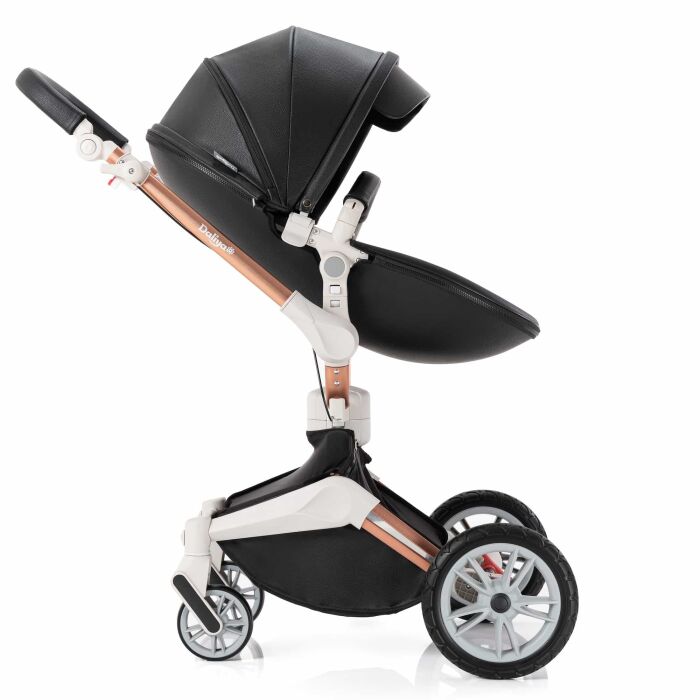 Daliya&reg; TURNIYO 2in1 Kinderwagen 360&deg;drehbar (Schwarz)