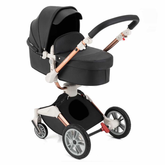 Daliya&reg; TURNIYO 2in1 Kinderwagen 360&deg;drehbar (Schwarz)