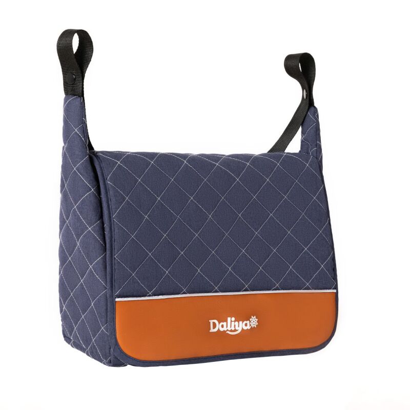 Daliya® BAMBIMO Wickeltasche (Blau mit Raster)