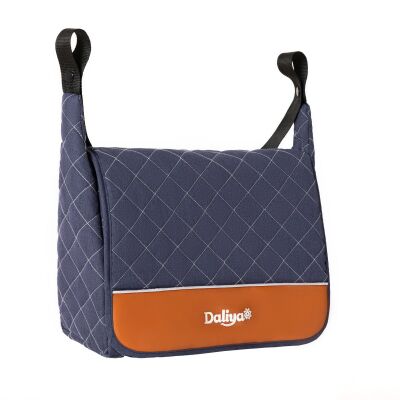 Daliya® BAMBIMO Wickeltasche (Blau mit Raster)