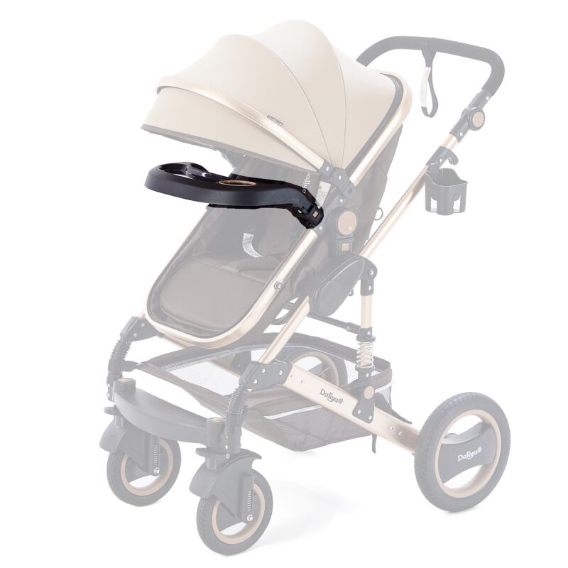Daliya® BAMBIMO Ess & Spieltisch ab Modelljahr 2021 (Braun- Schwarz)