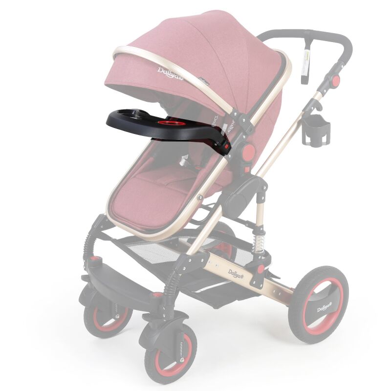 Daliya® BAMBIMO Ess & Spieltisch ab Modelljahr 2021 (Rot - Schwarz)