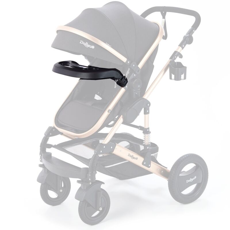 Daliya® BAMBIMO Ess & Spieltisch ab Modelljahr 2021 (Schwarz - Schwarz)