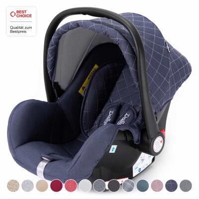 Daliya&reg; BEBESAFE Babyschale Gruppe 0+ ( Blau mit Raster)