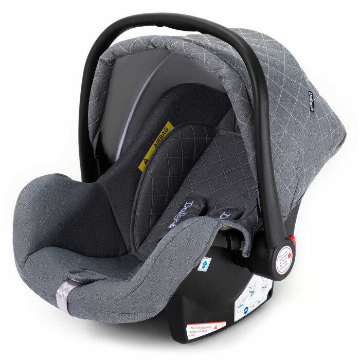 Daliya® BEBESAFE Babyschale Gruppe 0+ ( Grau mit Muster )