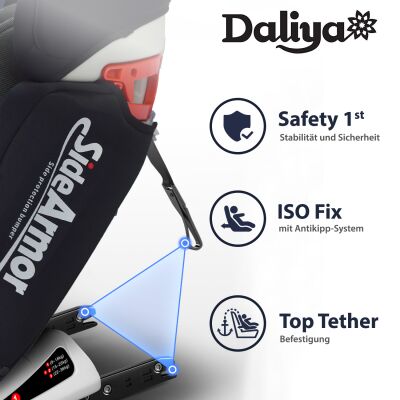 SITORINO Kindersitz mit Isofix (ein Daliya® refurbished Produkt Blau)