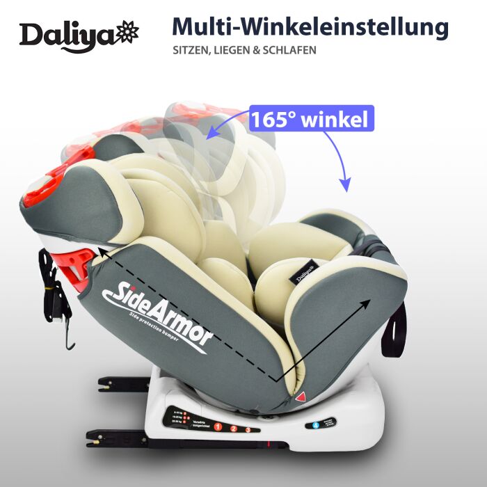 SITORINO Kindersitz mit Isofix (ein Daliya® refurbished Produkt Beige)