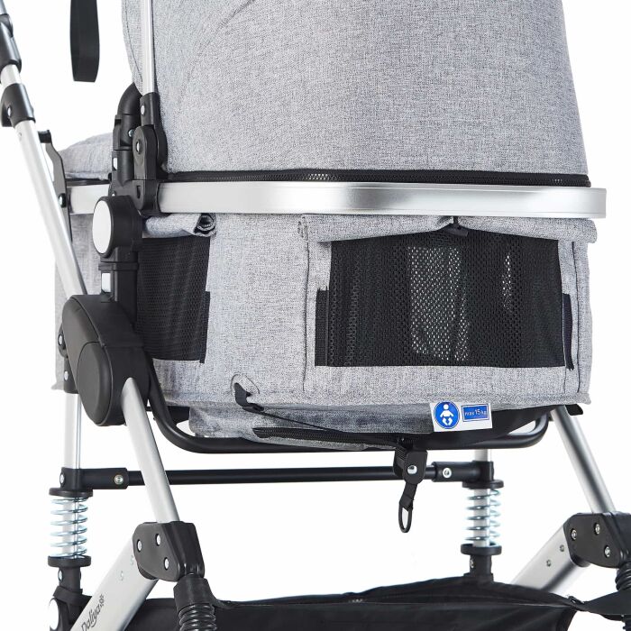 BAMBIMO Kinderwagen 3in1 (ein Daliya® refurbished Produkt Grau)