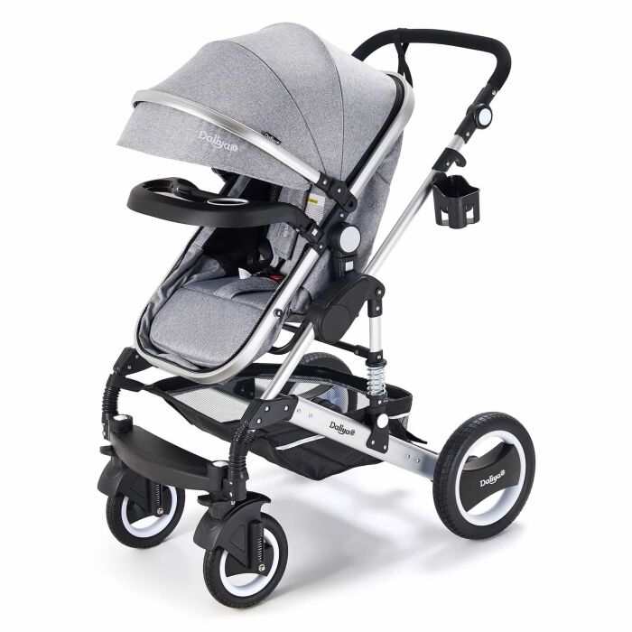 BAMBIMO Kinderwagen 3in1 (ein Daliya® refurbished Produkt Grau)