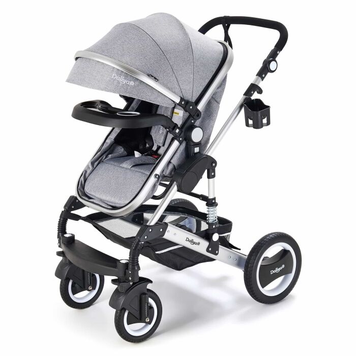 BAMBIMO Kinderwagen 3in1 (ein Daliya&reg; refurbished Produkt Grau)