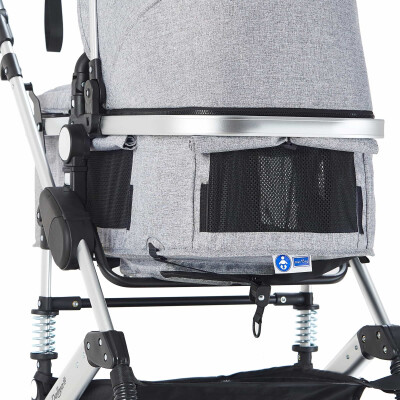 BAMBIMO Kinderwagen 3in1 (ein Daliya® refurbished Produkt Grau)