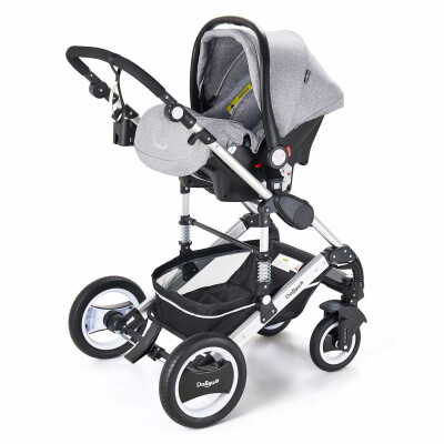 BAMBIMO Kinderwagen 3in1 (ein Daliya® refurbished Produkt Grau)
