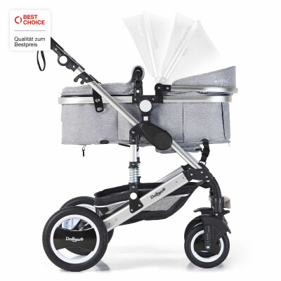BAMBIMO Kinderwagen 3in1 (ein Daliya® refurbished Produkt Grau)