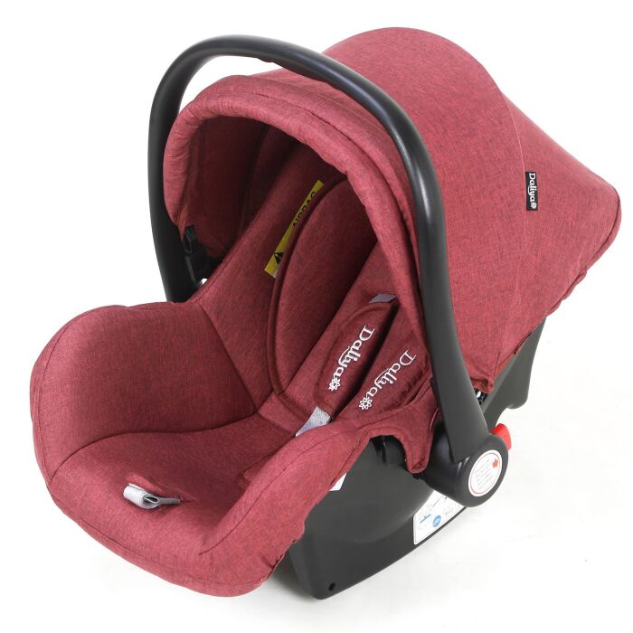 BAMBIMO Kinderwagen 3in1 (ein Daliya® refurbished Produkt Elegance-Rot)