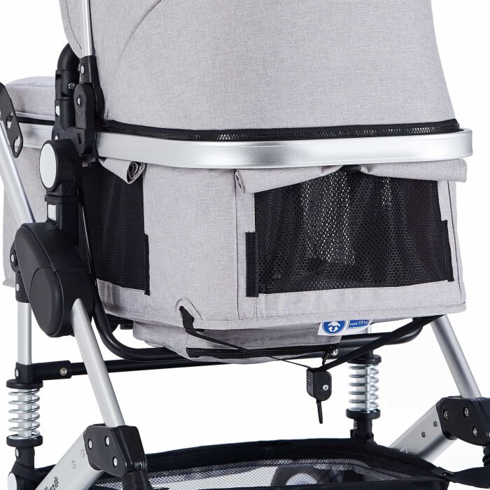 BAMBIMO Kinderwagen 3in1 (ein Daliya® refurbished Produkt Elegance-Grau)